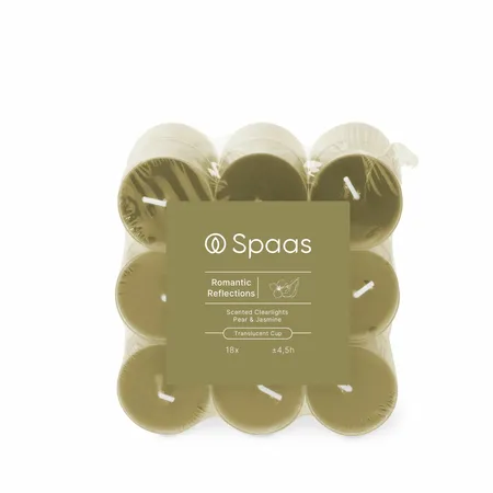 Spaas Clearlights Geurtheelichtjes Romantic Reflections 18st