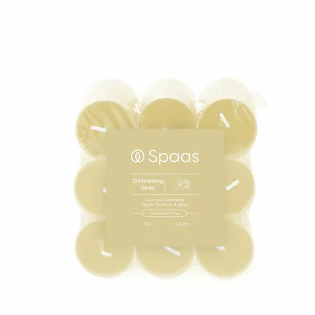 Spaas Clearlights Geurtheelichtjes Shimmering Smile 18st