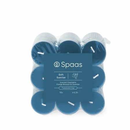 Spaas Clearlights Geurtheelichtjes Soft Sunrise 18st