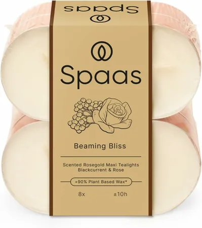 Spaas Geurtheelichtjes Rosegold Beaming Bliss 8st