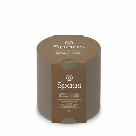 Spaas Glow Geurkaars 2-Wick Mindful Morning