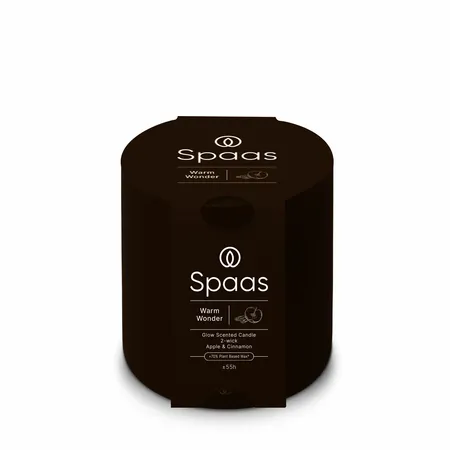Spaas Glow Geurkaars 2-Wick Warm Wonder