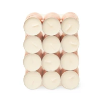 Spaas Theelichtjes Rosegold 24st