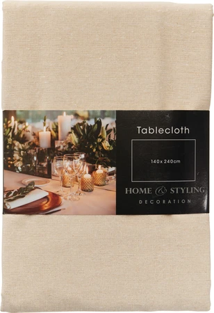 Tafelkleed Lurex 140x240cm Goud