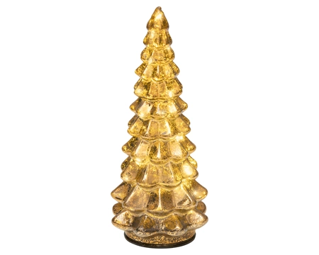 Tafellamp Kerstboom 10 LED 21cm Bruin WW
