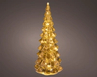 Tafellamp Kerstboom 10 LED 21cm Bruin WW
