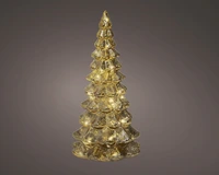 Tafellamp Kerstboom 10 LED 21cm Goud WW