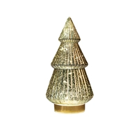 Tafellamp Kerstboom 10 LED 28,5cm Goud