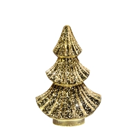 Tafellamp Kerstboom 10 LED Goud H.24cm