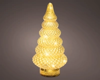 Tafellamp Kerstboom 15 LED 25,5cm Goud WW