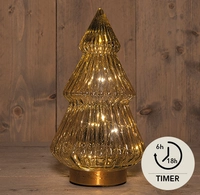 Tafellamp Kerstboom LED Amber H.29cm