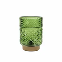 Tafellamp LED Goud en Groen H.17cm