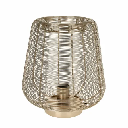 Tafellamp Metaaldraad Goud 33cm