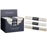 Tafelloper Organza Glitter 30x500cm Champagne Assorti 1st