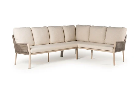 Tierra Outdoor Dining Loungeset Liv Ophira Champagne