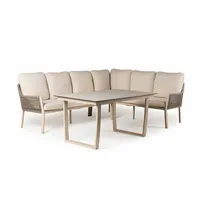 Tierra Outdoor Dining Loungeset Liv Ophira Champagne