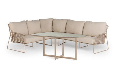 Tierra Outdoor Dining Loungetafel Rivera Organic Ophira