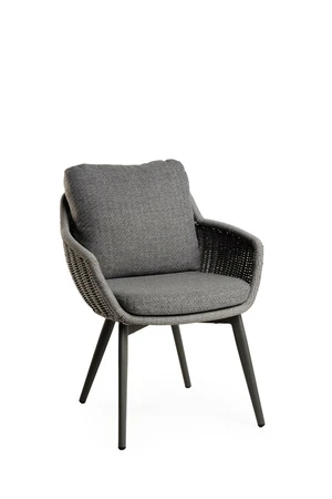 Tierra Outdoor Dining Tuinstoel Hugo Charcoal