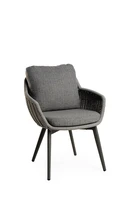 Tierra Outdoor Dining Tuinstoel Hugo Charcoal