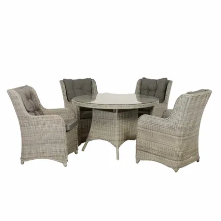 Tierra Outdoor Doncaster Diningset Weathered Grey