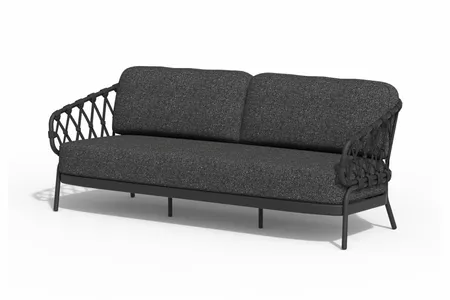 Tierra Outdoor Loungebank Natal 3-zit Charcoal