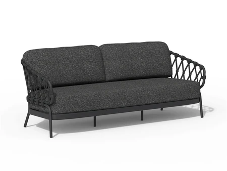 Tierra Outdoor Loungebank Natal 3-zit Charcoal