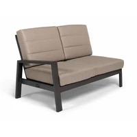 Tierra Outdoor Loungebank Queens Charcoal Rechts