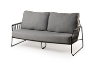 Tierra Outdoor Loungebank Rivera 2-zit Charcoal