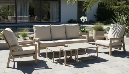 Tierra Outdoor Loungeset Sevilla Champagne