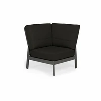 Tierra Outdoor Loungecorner Queens Black Small