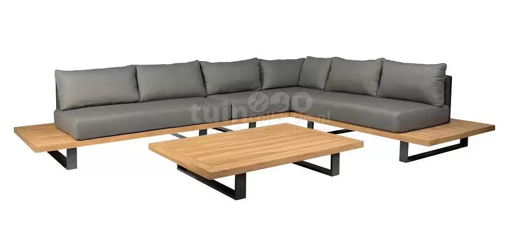 Ik heb een Engelse les aflevering Bakken Loungeset Bora Bora | Teakhouten tuinbank | Tierra Outdoor -  Tuincollectie.nl