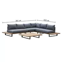 Hoekbank Bora Bora loungeset