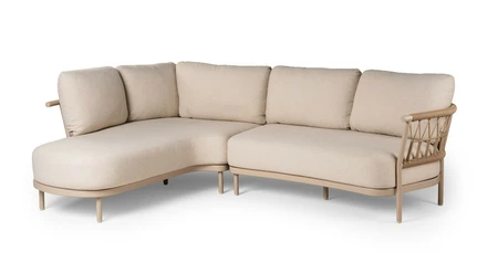 Tierra Outdoor Loungeset Fresca Organic Champagne Right