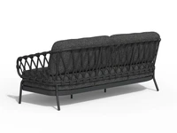 Tierra Outdoor Loungeset Natal Charcoal 4-delig