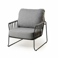 Tierra Outdoor Loungeset Rivera Charcoal 4-delig
