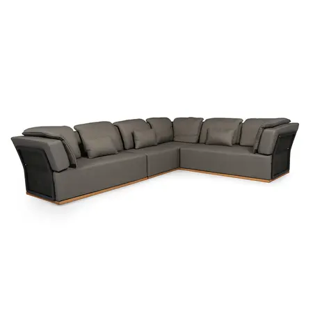 Tierra Outdoor Loungeset Valkery Charcoal Links