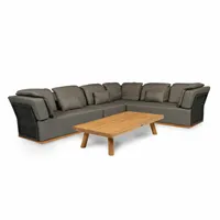 Tierra Outdoor Loungeset Valkery Charcoal Links