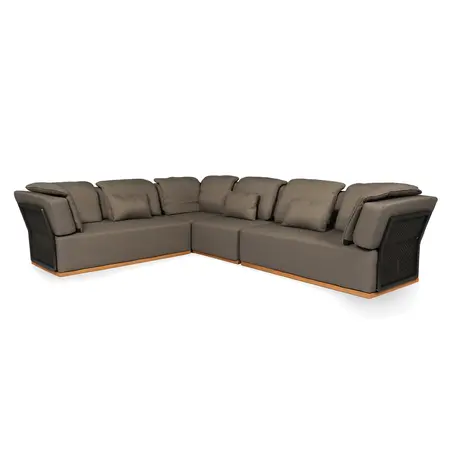 Tierra Outdoor Loungeset Valkery Charcoal Rechts