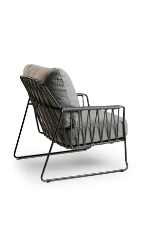 Tierra Outdoor Loungestoel Rivera Charcoal