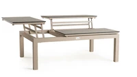 Tierra Outdoor Loungetafel Flip-Up Champagne Ophira