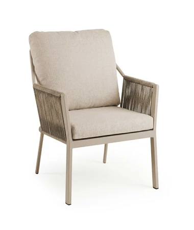 Tierra Outdoor Low Dining Tuinstoel Liv Champagne