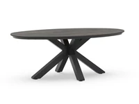 Tierra Outdoor Tuinset Oblong Hugo Charcoal 7-delig