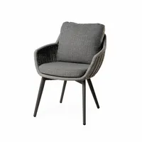 Tierra Outdoor Tuinset Oblong Hugo Charcoal 7-delig