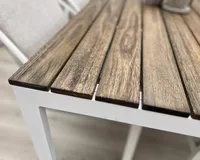 Tierra Outdoor Tuintafel Claro Wood Wit 160x90cm