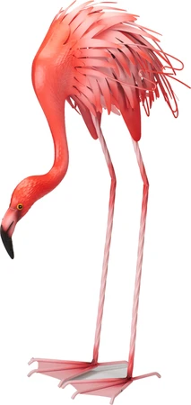 Tuindecoratie Flamingo Metaal 91cm Assorti 1st