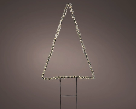 Tuinsteker Kerstboom Metaal 125 LED 47cm