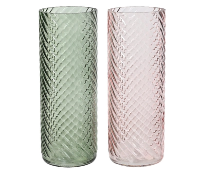 Vaas Cilinder Glas 26,5cm 1st