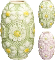 Vaas Flower Dolomiet 22cm Assorti 1st