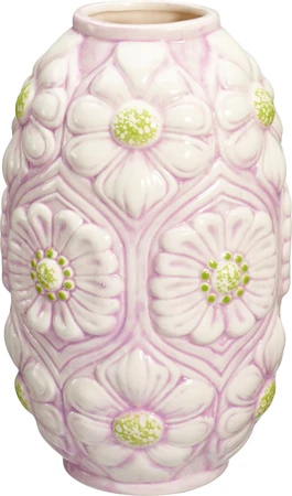 Vaas Flower Dolomiet 22cm Assorti 1st