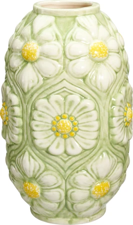 Vaas Flower Dolomiet 22cm Assorti 1st